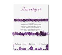 JINQIGG 1 Set Agata Naturale A Forma Irregolare Perlina Texture Unica Braccialetto Regolabile Per Le Donne Degli Uomini Gioielli Regalo Pietra Moda, Misura unica, come descritto