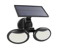 JINQIGG 56 LED Luci Solari 3 Modalità di Lavoro Doppia Testa Faretti Alluvione Esterna Parete Luce di Sicurezza Outdoor Motion Luci Solari