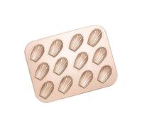 JINQIGG Antiruggine Acciaio Al Carbonio Torta Pan 6/12 Cavità Shell Forma Madeleine Antiaderente Rivestimento Vassoio Della Muffa Per Gli Appassionati di Cottura Shell Forma Madeleine Pan