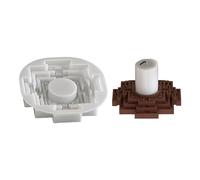 JINQIGG Artistico Titolari Fare Con Fiore Forma Vassoio Stampi In Silicone Colore Personalizzabile E Fragranze Home Crafting Vassoio Handmade Fare Stampi