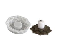 JINQIGG Artistico Titolari Fare Con Fiore Forma Vassoio Stampi In Silicone Colore Personalizzabile E Fragranze Home Crafting Vassoio Handmade Fare Stampi