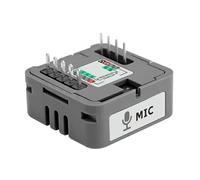 JINQIGG Base Atomica Con Microfono E Altoparlanti Base Di Riconoscimento Per Serie AI Riconoscimento Vocale Sistemi Interattivi Lingua Multipla