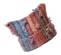 JINQIGG Bel cappello alla moda per tutti i giorni, per il tempo libero, feste, divertimento, in poliestere, lavorato a maglia, per uso quotidiano e gite invernali, Rosa 1, Taglia unica