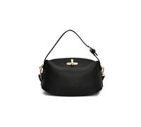JINQIGG Borsa a tracolla in pelle PU per le donne alla moda borsa alla moda messaggeri retrò secchiello femminile secchio donna semplice spalla in pelle PU Crossbody per tutti i giorni, Nero , One
