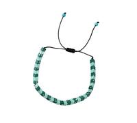 JINQIGG Braccialetto con perline piatte a forma geometrica, regolabile, gioiello alla moda per le donne, Come da immagine