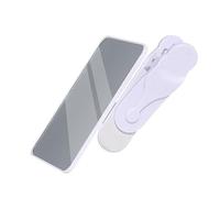 JINQIGG Clip a doppio scopo per fotocamera del telefono con vetro per autoritratto e viso meditativo per iniezioni esterne mozzafiato fotocamera posteriore trasparente Selfportrait Glass Clip