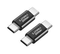 JINQIGG Convertitore USB 3.1 Tipo C con estremità maschio femmina opzionale per connessione veloce del dispositivo e migliora la durata 2PCS connettore di tipo C