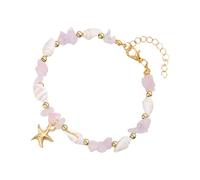 JINQIGG Delicato braccialetto elegante con perline, comodo braccialetto da polso in lega per chi cerca gioielli individualisti, Come da immagine