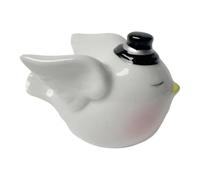 JINQIGG Dispenser per condimenti in ceramica da cucina in miniatura realizzato con materiali solidi e contenitore di spezie solido per versare e versare il condimento