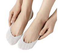 JINQIGG Palla Di Piede Cuscino Calzino Metatarsale Pads Imbracature Puntali Puntali Calzini Avampiede Calzini Antiscivolo Sollievo Liner Metatarsale Donna, bianco, Simple packaging foo