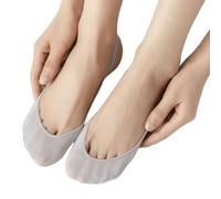 JINQIGG Palla Di Piede Cuscino Calzino Metatarsale Pads Imbracature Puntali Puntali Calzini Avampiede Calzini Antiscivolo Sollievo Liner Metatarsale Donna, grigio, Fine packaging indep