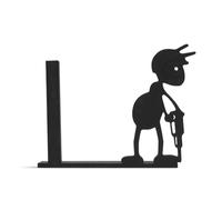 JINQIGG Portarotolo di carta igienica a forma di formiche creative, facile installazione, dispenser di carta per lo spazio moderno, organizer per la casa