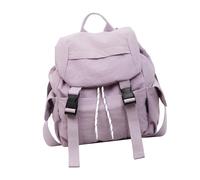 JINQIGG Zaino da viaggio impermeabile borsa per libri scolastici piccole borse da città piccole borse zaini borsa per donne e ragazze shopping zaini borsa per le donne, Viola