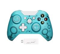 JINQII - Controller wireless con adattatore wireless da 2,4 GHz, compatibile con Xbox One/One S/One X/P3/Windows