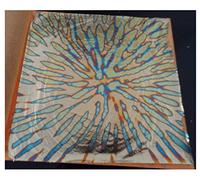 JINRUISI Foglia di Lamina d'oro variegata 50 Fogli Libretto Colorata Imitazione Foglia d'oro Doratura Artigianato Decorazione Artistica (Fiore Che sboccia Oro)