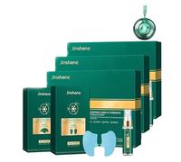 Jinshane Maschera Di Collagene Corea, Jinshane Maschera Di Sollevamento Di Collagene, Conopeptide Liofilizzato Fronte Maschera Patch, Solubile Liofilizzato Film Di Collagene (3Set)