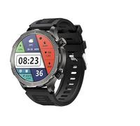 JINSHANGZI 2025 New Bluetooth Call Smart Watch Men AMOLED HD Large Screen Heart Rate NFC Waterproof GPS Sports Smart Watch (Black)