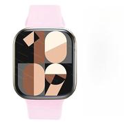 JINSHANGZI 2025 New Hello 4 Mini Smart Watch Series 10 42mm AMOLED 4G ROM NFC DeepSeek Compass Clock Bluetooth Call Sport Smartwatch Women (Gold pink)