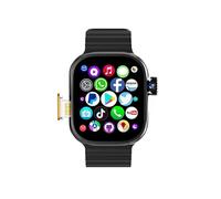 JINSHANGZI 2025 NEW SU13 5G All Smart Watch Android Operating System GPS Map G00gle Play YouTube Passometer Sleep Tracker SIM Card (Black,4GB 64GB)