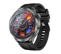 JINSHANGZI DK69 Smart Watch 1.85inch Large Screen Bluetooth Calling Health Monitoring AI Voice Compass Men Women Outdoor Sports SmartWatch (Black)