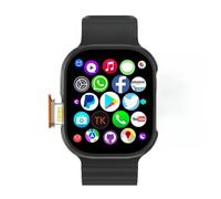 JINSHANGZI DW100 Pro+ SmartWatch 4G/5G Android OS GPS Men WIFI Touch ID NFC Smartwatch with Rotating Camera Fingerprint Unlock Touch Sim Card Slot Video Call (8GB 128GB,Argento)