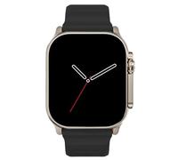 JINSHANGZI HK10 Ultra 3 AMOLED Gen5 2024 Smart Watch Men Women ChatGPT Local Album Compass Gravity Sensing 3D Menu Smartwatch HK9 Upgraded (Black Strap)