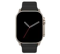 JINSHANGZI New HK9 Ultra 2 Max Smart Watch Local Music 2GB Rom Amoled Screen ChatGPT 2.0 HK9 Ultra 2 Upgraded Smart Watch for Men And Women (Black Strap)