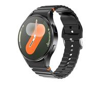 JINSHANGZI New Smart Watch 7 Max Women GPS Motion Track NFC AMOLED Display Compass Heart rate Games Bluetooth Call Waterproof Men SmartWatch (Black)