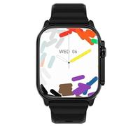 JINSHANGZI Smart Watch HK11 Ultra 3 Schedule Reminder Support TWS Earphone Connect Network Sharing AI Robot Offline Voice Wake up Smartwatch (Black)