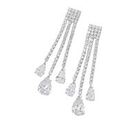 JINSHENGXINA Abito da Sposa con Lunghi Orecchini A Goccia Che Modificano Il Viso(S)