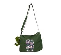 Jinshi/Maomao Borsa a tracolla per donne e uomini con personaggi anime, borsa a tracolla con cerniera regolabile per lavoro, scuola, viaggi e giornata fuori, Tipo 3., 30x20x20cm