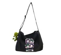Jinshi/Maomao Borsa a tracolla per donne e uomini con personaggi anime, borsa a tracolla con cerniera regolabile per lavoro, scuola, viaggi e giornata fuori, Tipo 2., 30x20x20cm