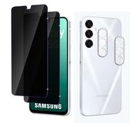 Jinshiweikai 4 Pezzi, 2 x Privacy Screen Protector for Samsung Galaxy A16 5G and 2 x Rear Camera Protective Glass Filmse,Privacy Angle of 28 Degrees ，Durezza 9H,Antigraffio