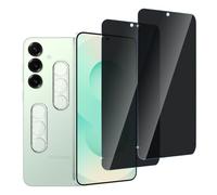 Jinshiweikai 4 Pezzi, 2 x Privacy Screen Protector for Samsung Galaxy S25 Plus and 2 x Rear Camera Protective Glass Filmse,Privacy Angle of 28 Degrees ，Durezza 9H,Antigraffio