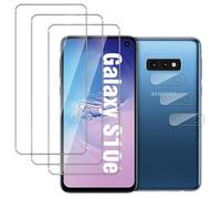 Jinshiweikai 6 Pezzi, 3 x Pellicola Vetro Temperato per Samsung Galaxy S10e e 3 x Pellicola Vetro Protettiva Fotocamera Posteriore,Durezza 9H,Antigraffio,Anti-Impronte,HD Chiaro
