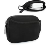 JINSI Mini custodia per piccoli accessori organizer Tech Bag gadget da viaggio per unità USB cavo SD Card caricabatterie MagSafe adattatore di alimentazione chiavi portachiavi, portamonete portafoglio