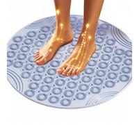 JINSN - Tappetino da jogging lento in morbido silicone a 81 grappoli, senza BPA, antiscivolo, per riflessologia dei piedi, per alleviare l'affaticamento e il dolore, brucia grasso corporeo completo