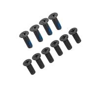 JINTAI 10 pezzi, 1 set di viti di base per notebook HP Hotel 17-CN 17-CP 470 G8 G9 G10 nero (4 lunghi, 6 corti)