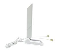 JINTAI Antenna WiFi 6E Tri-Band ad alto guadagno 9dBi con base magnetica per MSI per computer desktop PC - Copertura omnidirezionale a 360° supporta 2.4GHz/5.8GHz/6GHz Bluetooth schede PCI-E WiFi 6/6E
