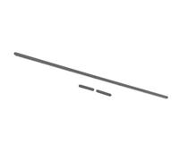 JINTAI Piedini in Gomma Bottom Case Rubber Foot per dell Latitude 3550 Grigio Scuro(1*Lungo+2*Corti) 3pcs Removable Tape Rubber Foot Feet