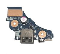 JINTAI Scheda Connettore per Porta IO DC Power Jack di Ricarica Presa di Ricambio per Lenovo Legion Y545-PG0 81T2 5C50S24946 NS-C375（Senza Cavo）