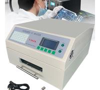JINTAOMA Forno A Rifusione 800w-2300w, Saldatrice A Riflusso Automatica Saldatrice Professionale con Riscaldatore A Infrarossi con Circolazione di Aria Calda per Prove di Saldatura SMT PCB,962a