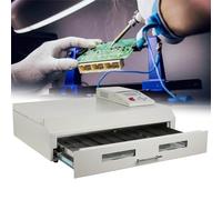 JINTAOMA Saldatrice Automatica A Riflusso, Forno A Riflusso, 800w-2300w, Saldatrice Professionale con Riscaldatore A Infrarossi con Circolazione di Aria Calda, per Prove di Saldatura SMT PCB,962C