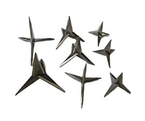 JINTEXIN Chiodo Triangolare da 3,5 cm, chiodo Non invertito, chiodo antifurto, chiodo Professionale per Pneumatici, chiodo per Freno di Emergenza, previene Il guasto del freno-25 Pezzi