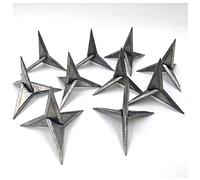 JINTEXIN Chiodo Triangolare da 4,5 cm, chiodo Non invertito,chiodo Professionale per Pneumatici, chiodo per Pneumatici a Terra, chiodo per Freno di Emergenza, previene Il guasto del freno-20 Pezzi