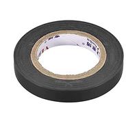 JINTEXIN Nastro isolante, largo 10 mm / 0,39 pollici, lunghe 14,5 m / 47,5 piedi, spessore 0,15 mm, nastro adesivo elettrico in PVC, massimo 400V 80C, 2 pz-nero