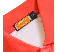 Jintora - Etichette adesive personalizzate 25x10 mm - 60 pezzi - adesivi con nome impermeabili per vestiti scuola e asilo - applicazione su tessuto o plastica senza cuciture né ferro da stiro - rosa