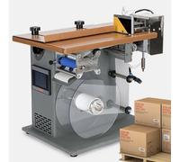 JINTVO Etichettatrice Semiautomatica Con Controllo PLC | Con Una Tolleranza Di ±0,5mm, Ideale per Le Linee Di Produzione Delle Piccole Imprese