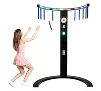 JINTVO Gioco con Bastoncini da Afferrare per La Coordinazione Occhio-Mano | 3 Livelli Di Difficoltà, Migliora La Concentrazione, Per Serate Di Giochi In Famiglia, Luci LED E Reazione Musicale