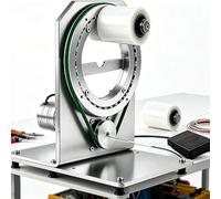 JINTVO Macchina Avvolginastro per Cavi Elettrici Con Comando a Pedale | Pedale, Rotazione a 360°, Avvolgimento Bidirezionale, Modalità Avanti/Indietro, Raggruppamento Cavi(25mm ID)